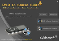 4Videosoft DVD to Sansa Suite screenshot